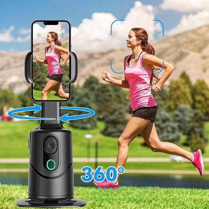 PHONE TRIPOD FACE TRACKING 360 RECORDS VIDEO TIKTOK Desktop with AI Manufacturer code STATYW NA TELEFON GIMBAL Z AUTOMATYCZNYM