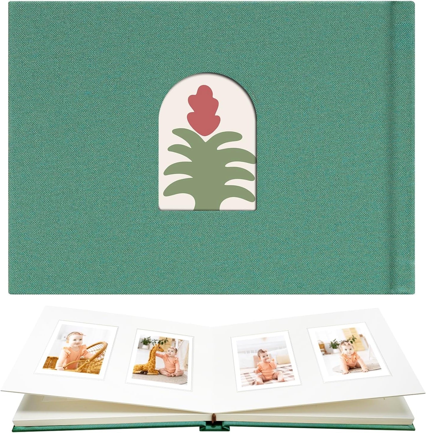 PHOTO ALBUM WITH 52 POCKETS AND WRITING SPACE