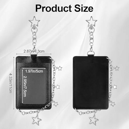 PHOTO CARD CASE Y2K MINIMALIST LEATHER FOR GIRL Model B0H2HYPKVM
