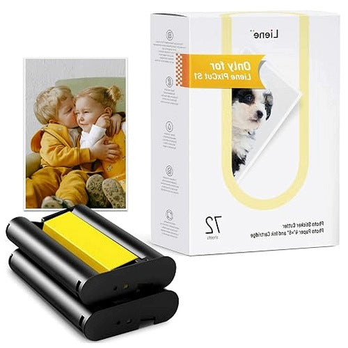 PHOTO PAPER 10X15 CM SET OF 72 SHEETS 2 INSERTS FOR THE EVENT