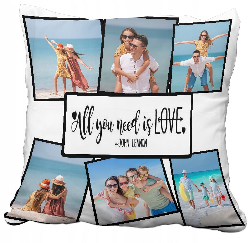 PHOTO PILLOW WITH PHOTO COLLAGE 40x40 EAN (GTIN) 8904382698508