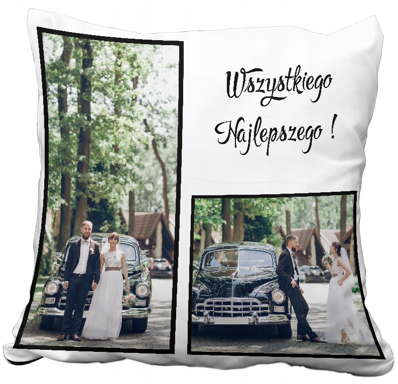 PHOTO PILLOW WITH PHOTO COLLAGE 40x40