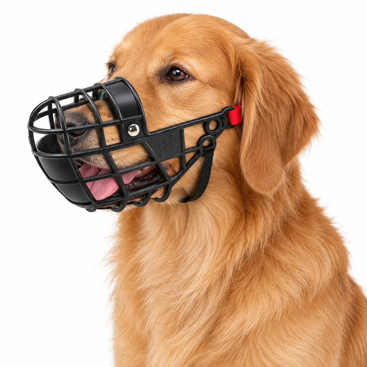 PHYSIOLOGICAL MUZZLE BASKET RUBBER FOR DOG ADJUSTABLE M