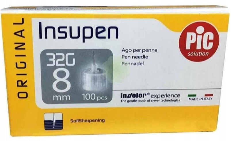 PIC Insupen Pen Needles 32G 8 mm 100 pieces