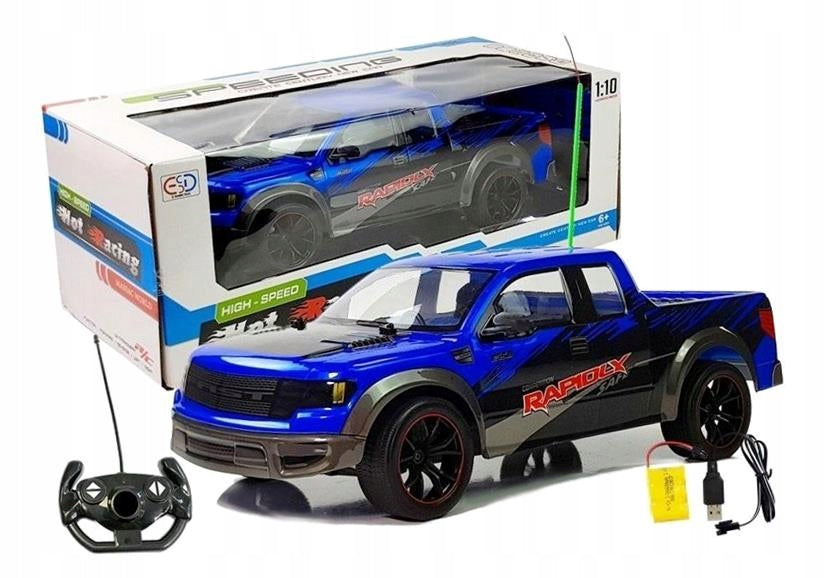 Nuotoliniu būdu valdomas automobilis Lean Toys, mėlynas