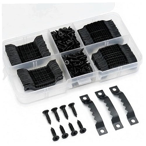 PICTURE HANGERS METAL SET OF 100 PCS WITH SCREWS HOUSE METAL