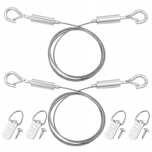 PICTURE HANGING CABLE ADJUSTABLE STEEL SET 2M FOR PICTURES Manufacturer code Bez marki