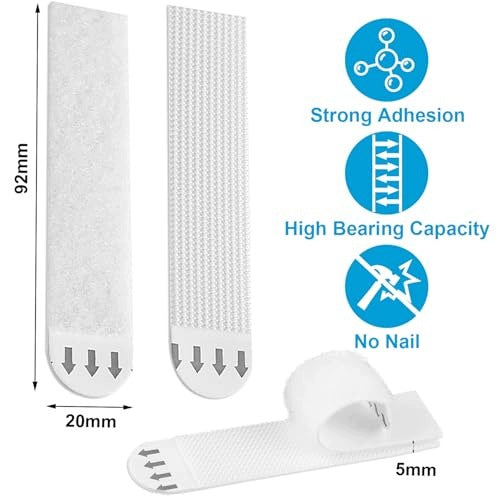 PICTURE HANGING STRIPS 24 PCS NAILLESS WATERPROOF WHITE Manufacturer code SWC5908151760765