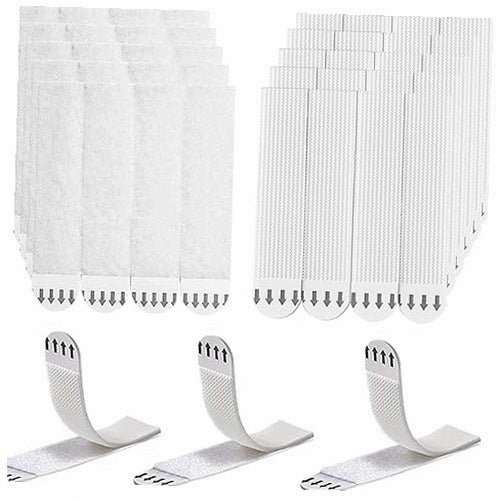 PICTURE HANGING STRIPS SELF ADHESIVE WATERPROOF WITHOUT NAILS 24 PAIRS