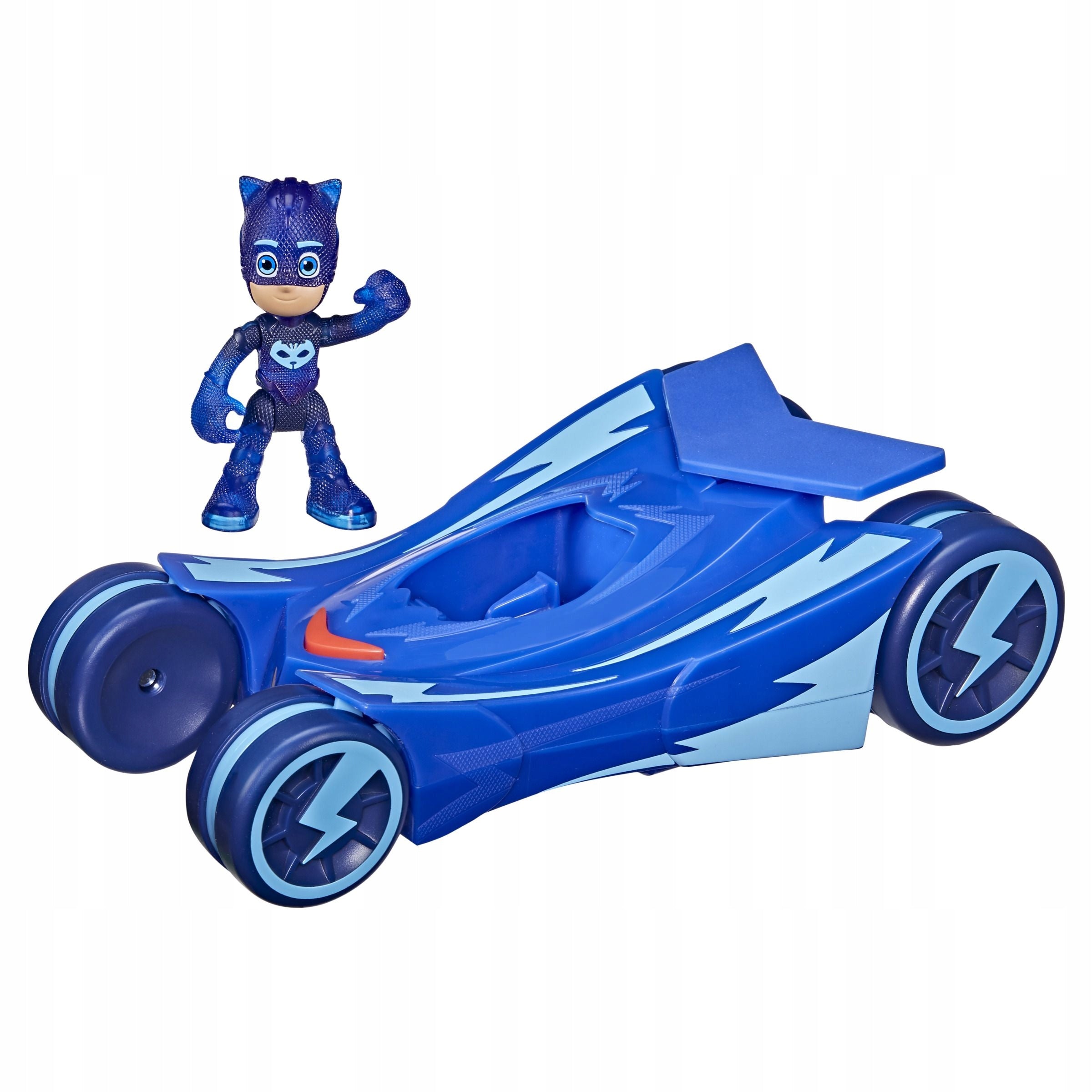 Šviečianti Pižamų herojaus mašinėlė su figūrėle Pj Masks