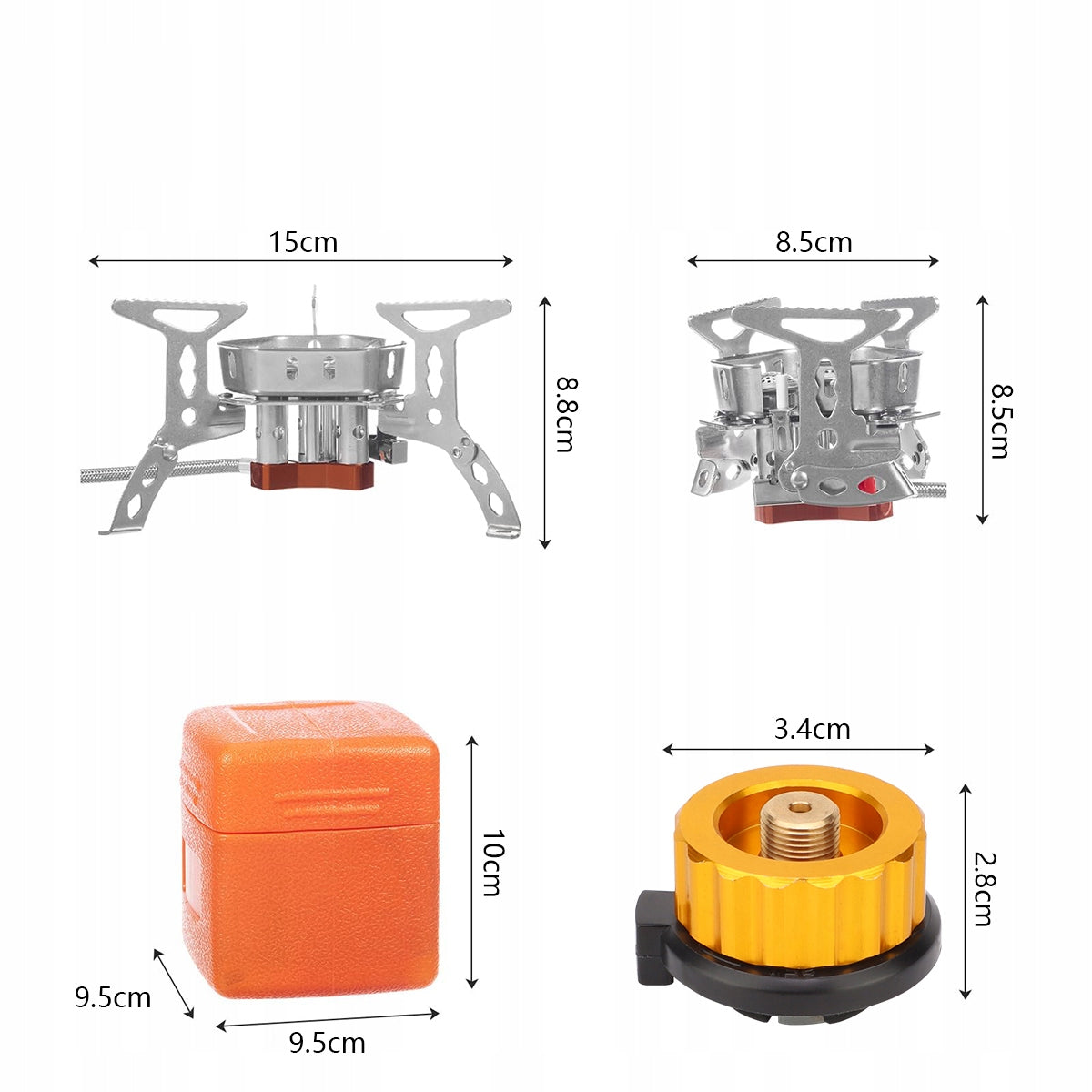 PIEZO BURNER TOURIST GAS COOKER FOLDING STRONG 6800W Manufacturer code 6911410384892