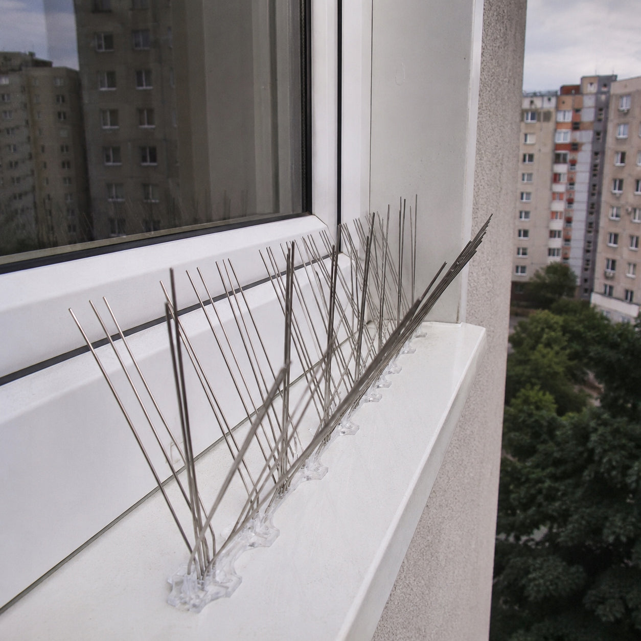 PIGEON BIRD SPIKES PROTECTION AGAINST PIGEON BIRDS STAINLESS STEEL WIDE Brand Allbag