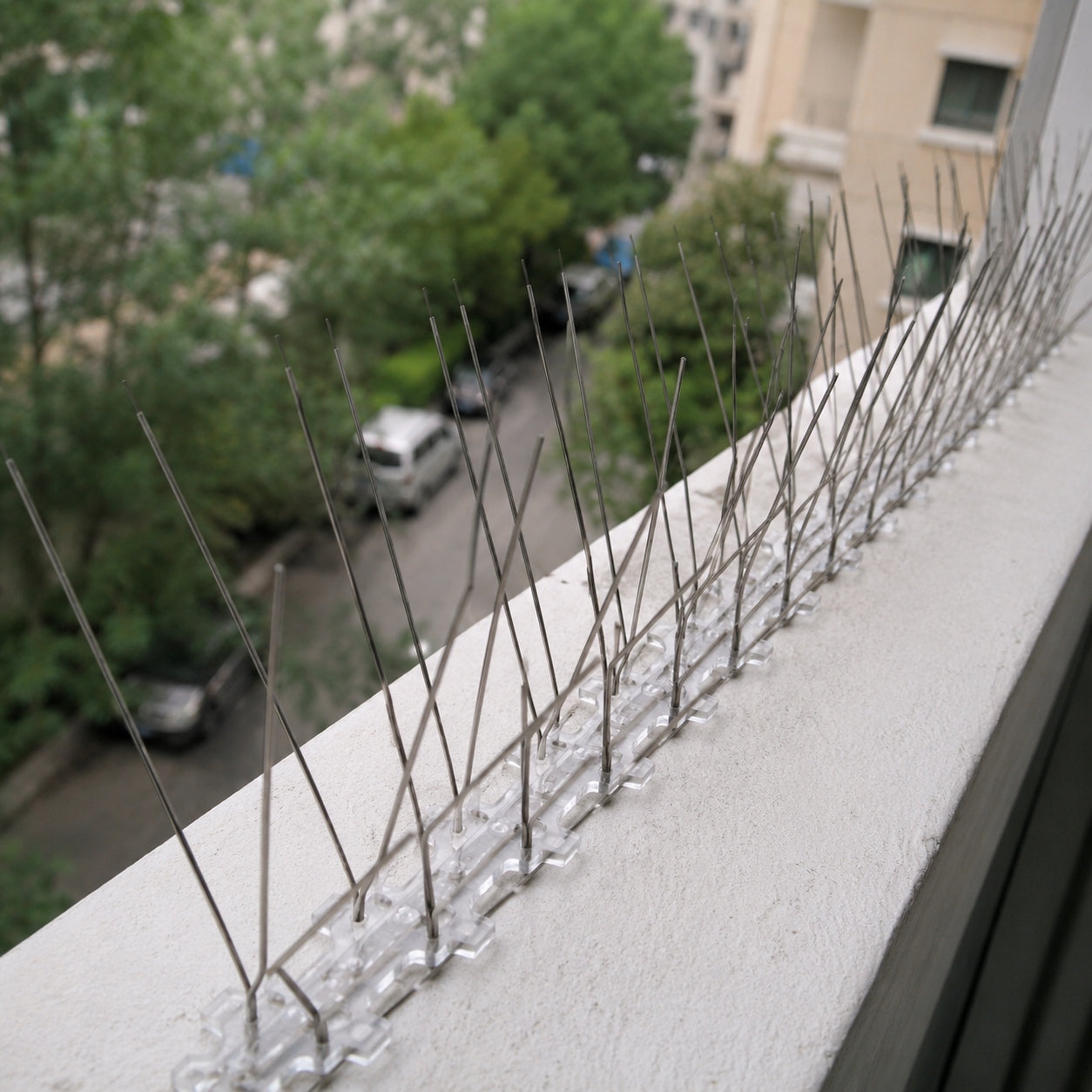 PIGEON BIRD SPIKES PROTECTION AGAINST PIGEON BIRDS STAINLESS STEEL WIDE Kind spikes