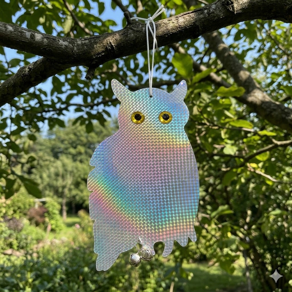 PIGEON PATCH REPELLENT HANGING HOLOGRAM REFLECTIVE OWL FOR RAVEN STARLINGS Manufacturer code REP65