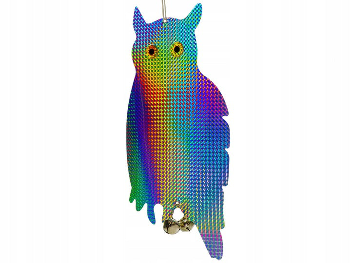 PIGEON REPELLENT BIRD STARLINGS REFLECTIVE STANDING OWL NO PEST HOLOGRAM Kind repellent