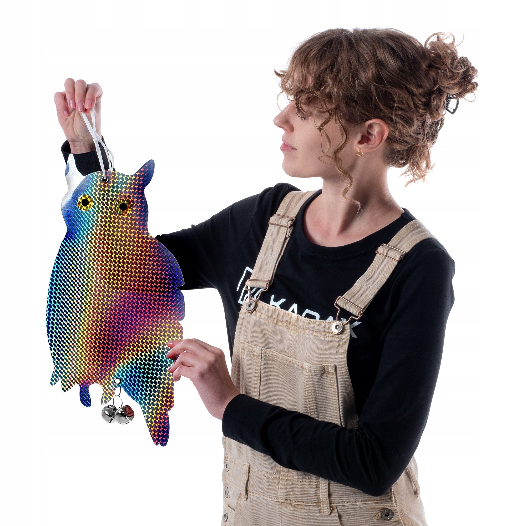 PIGEON REPELLENT STARLINGS BIRD REFLECTIVE STANDING OWL HOLOGRAM 3 PACK Product weight with unit packaging 0.1 kg