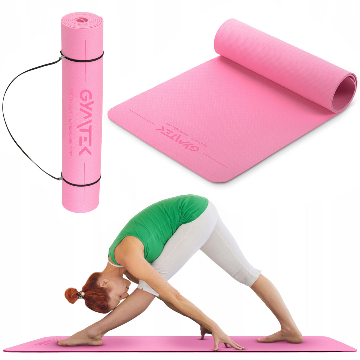 PILATES EXERCISE MAT GYMNASTIC MAT 0,5CM GYMTEK