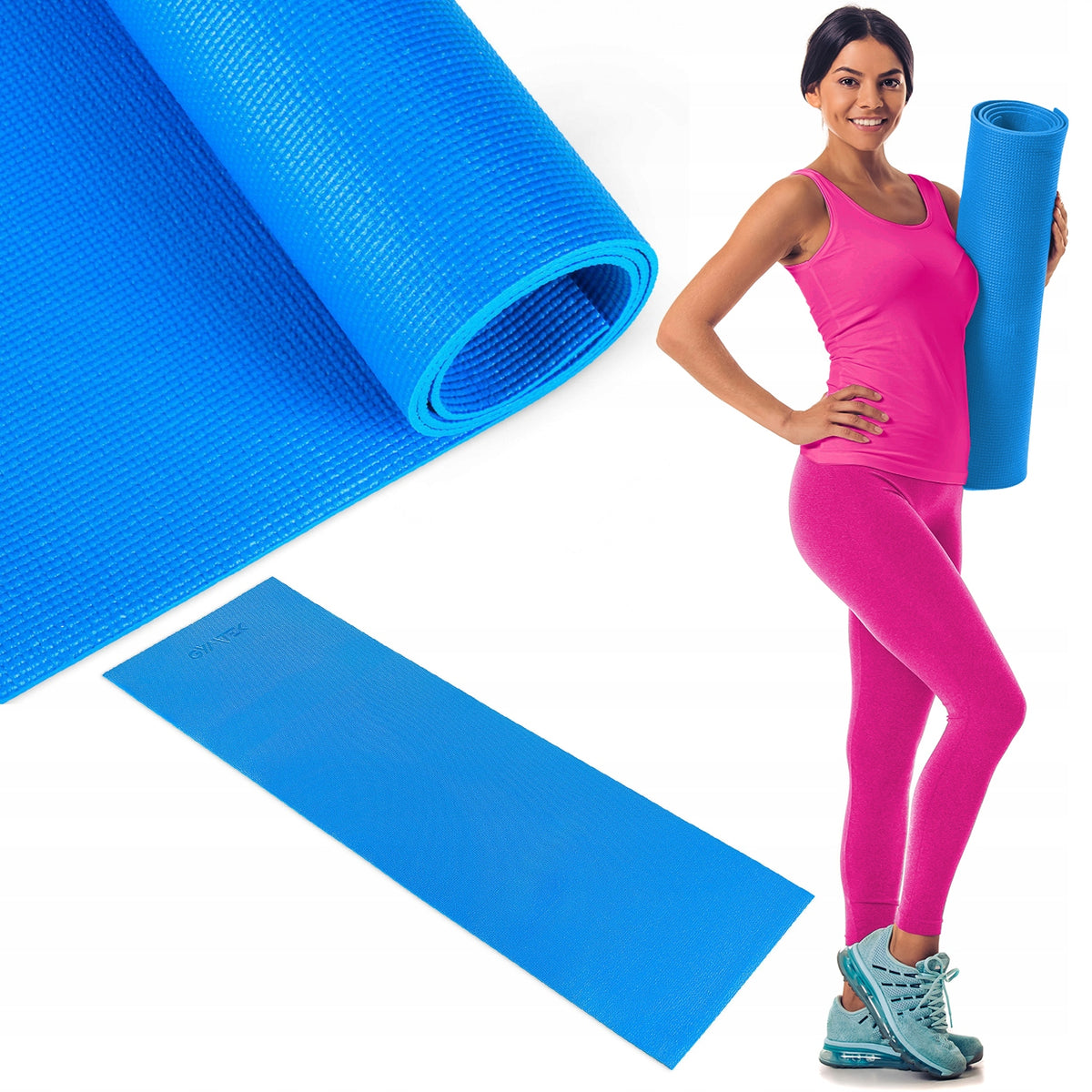 PILATES EXERCISE MAT GYMNASTIC MAT 0,5CM GYMTEK