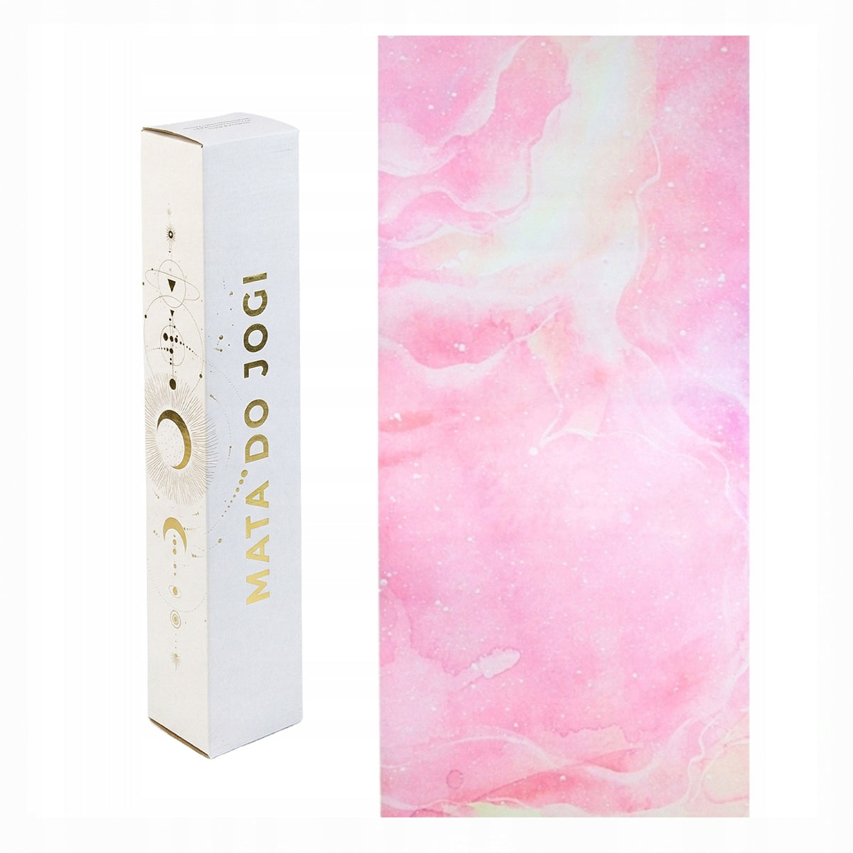 PILATES EXERCISE YOGA MAT SUEDE NON-SLIP STABLE SOFT PINK