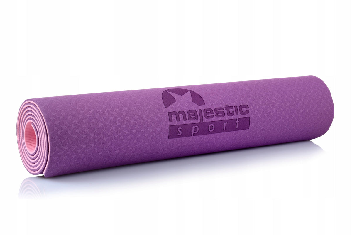 PILATES FITNESS YOGA EXERCISE MAT TRAINING MAT + BAG COVER Length 110 cm