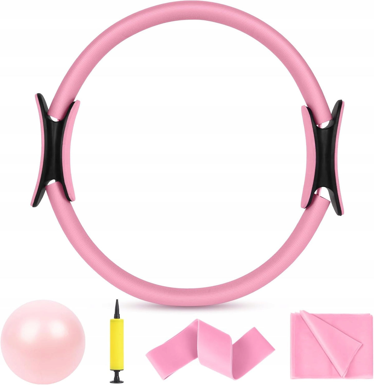 PILATES SET 4 ELEMENTS RING CIRCLE 38CM BALL BAND