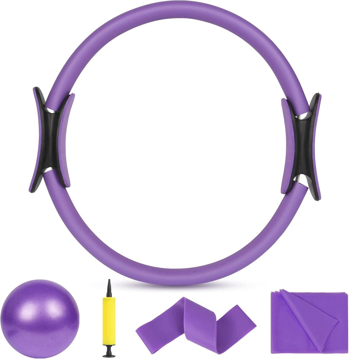 PILATES SET 4IN1 RING CIRCLE BALL RESISTANCE TAPE