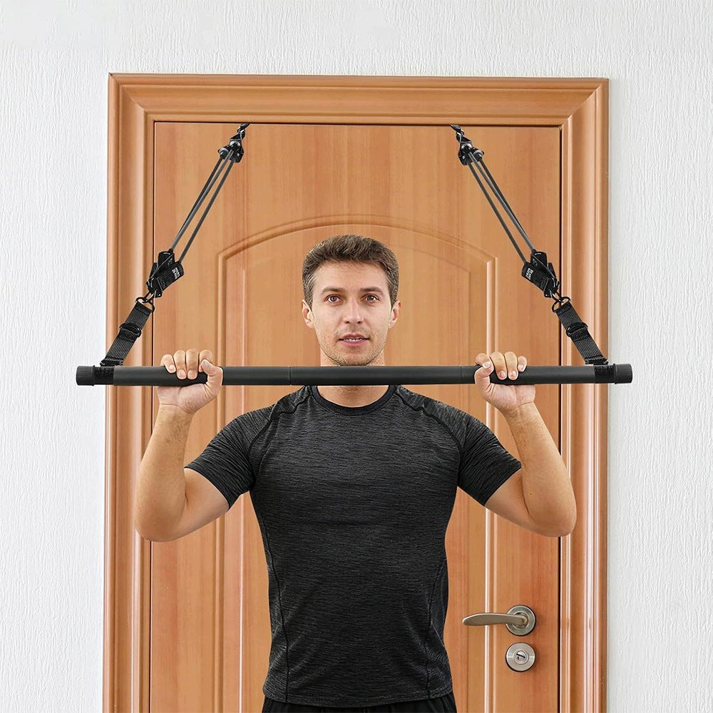 PILATES SET STICK RESISTANCE BAND TRAINING BAR 180 LBS PORTABLE Packaging status original