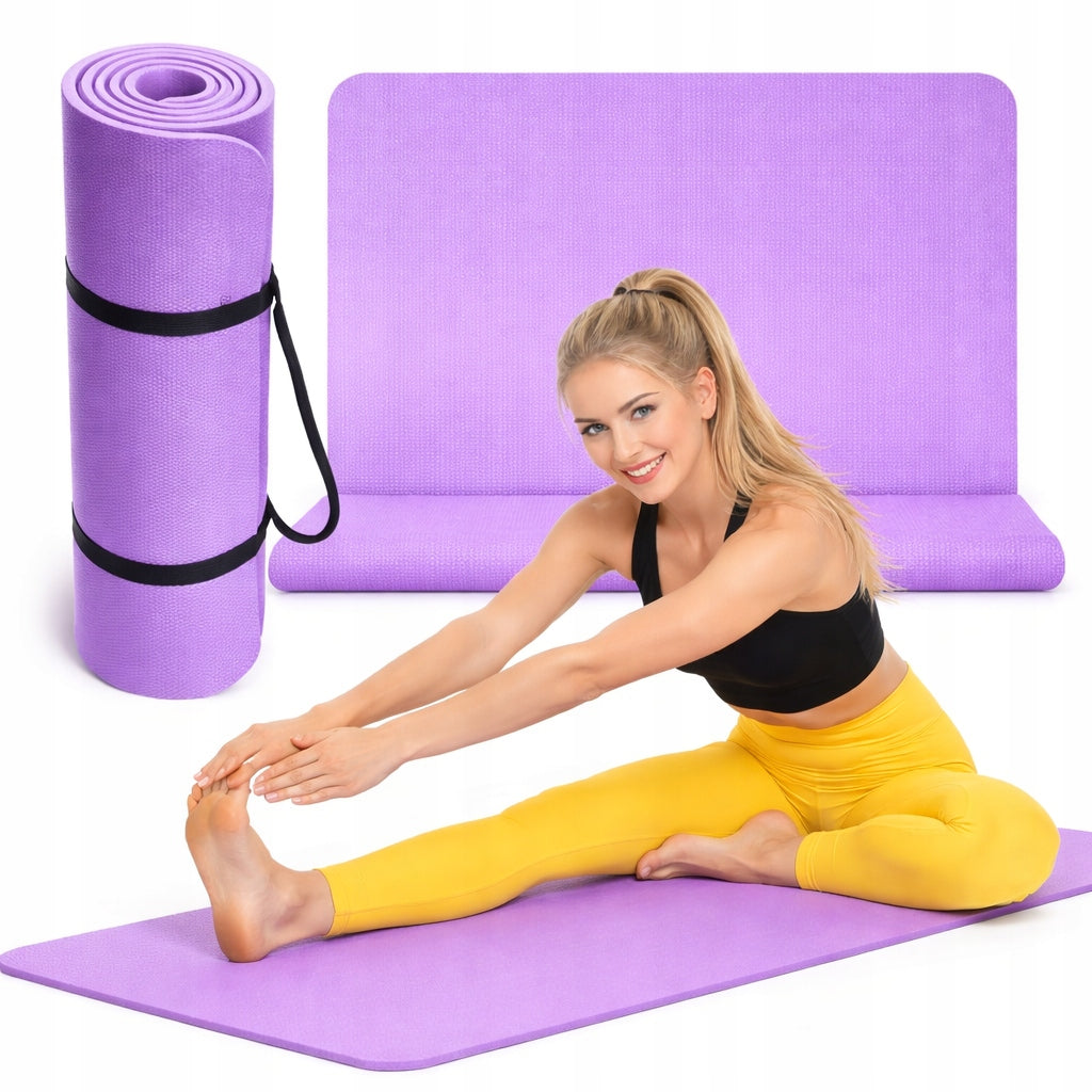 PILATES YOGA EXERCISE MAT FITNESS GYMNASTIC TRAINING 170CM THICK