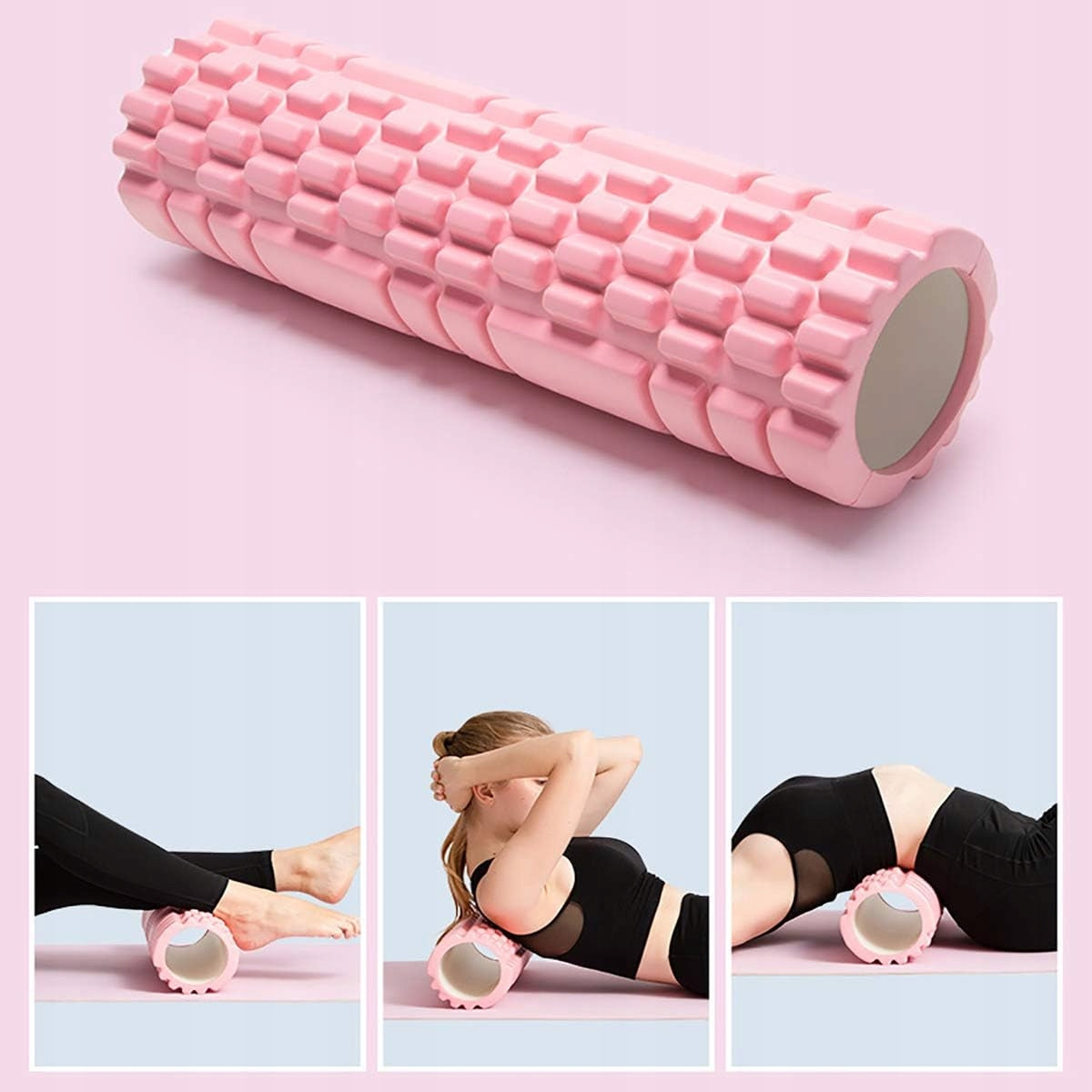 PILATES YOGA ROLLER FOR MUSCLE STRENGTHENING TRAINING FOAM ROLLER Manufacturer code WAŁEK ROLLER DO PILATESU JOGI