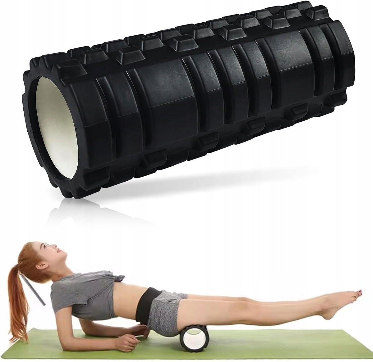 PILATES YOGA ROLLER FOR MUSCLE STRENGTHENING TRAINING FOAM ROLLER
