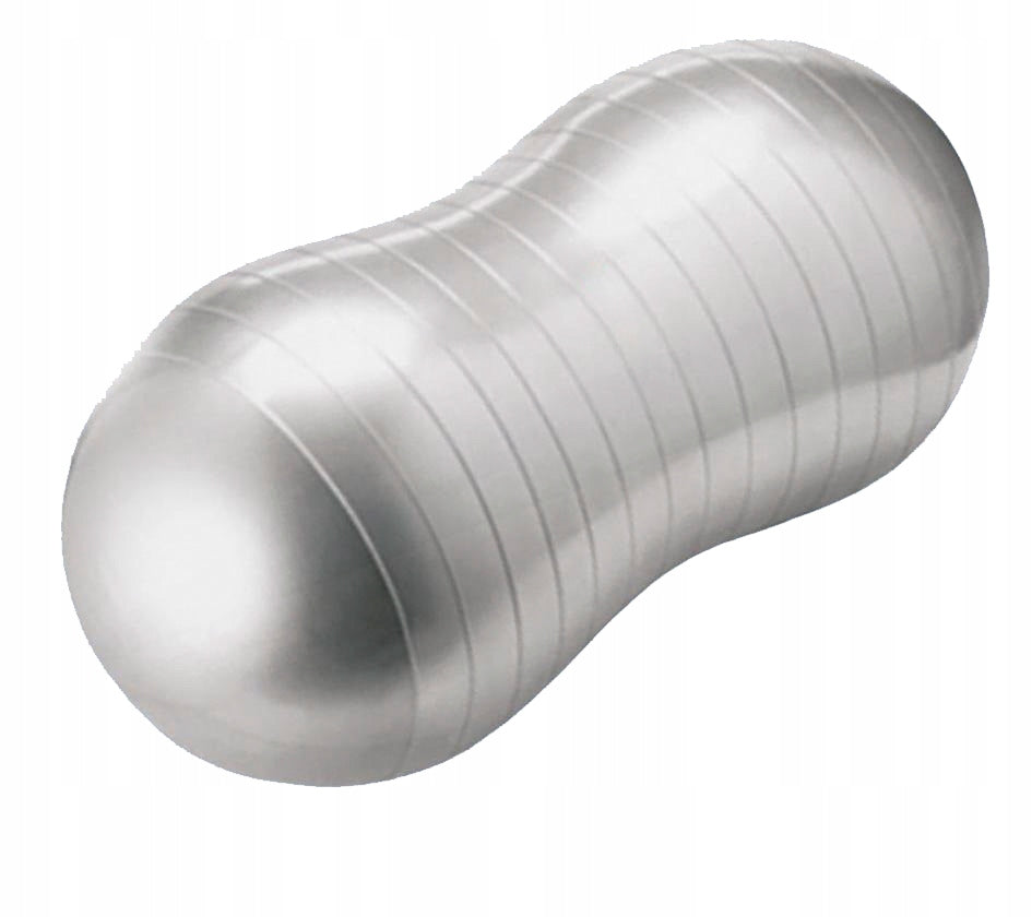 Doppelter Gymnastikball Allright Peanut 100x50 cm, grau 