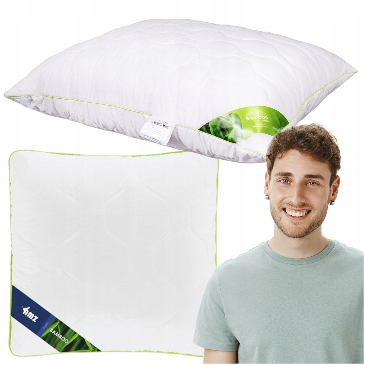 PILLOW 50x70 ANTI-ALLERGIC BAMBOO COTTON AMZ BAMBOO SLEEPING BAMBOO