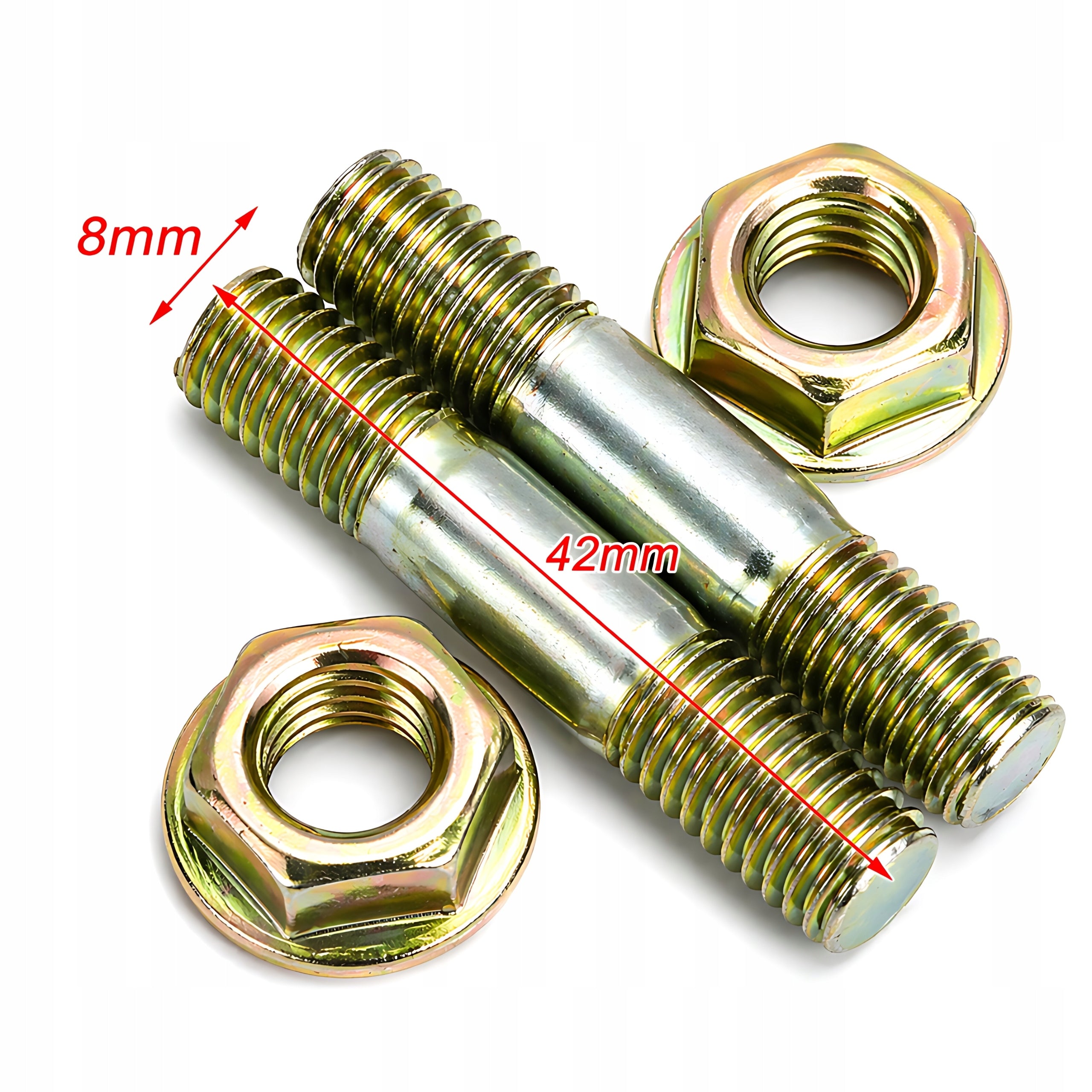 PIN SCREW GUIDE SCREW WITH NUTS FOR COMBUSTION SAW Length 0.042 m