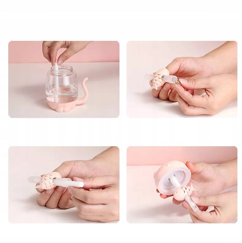 PINK Air Humidifier for Aromatherapy KITTEN + 3 cartridges FREEBIE Brand DSJ