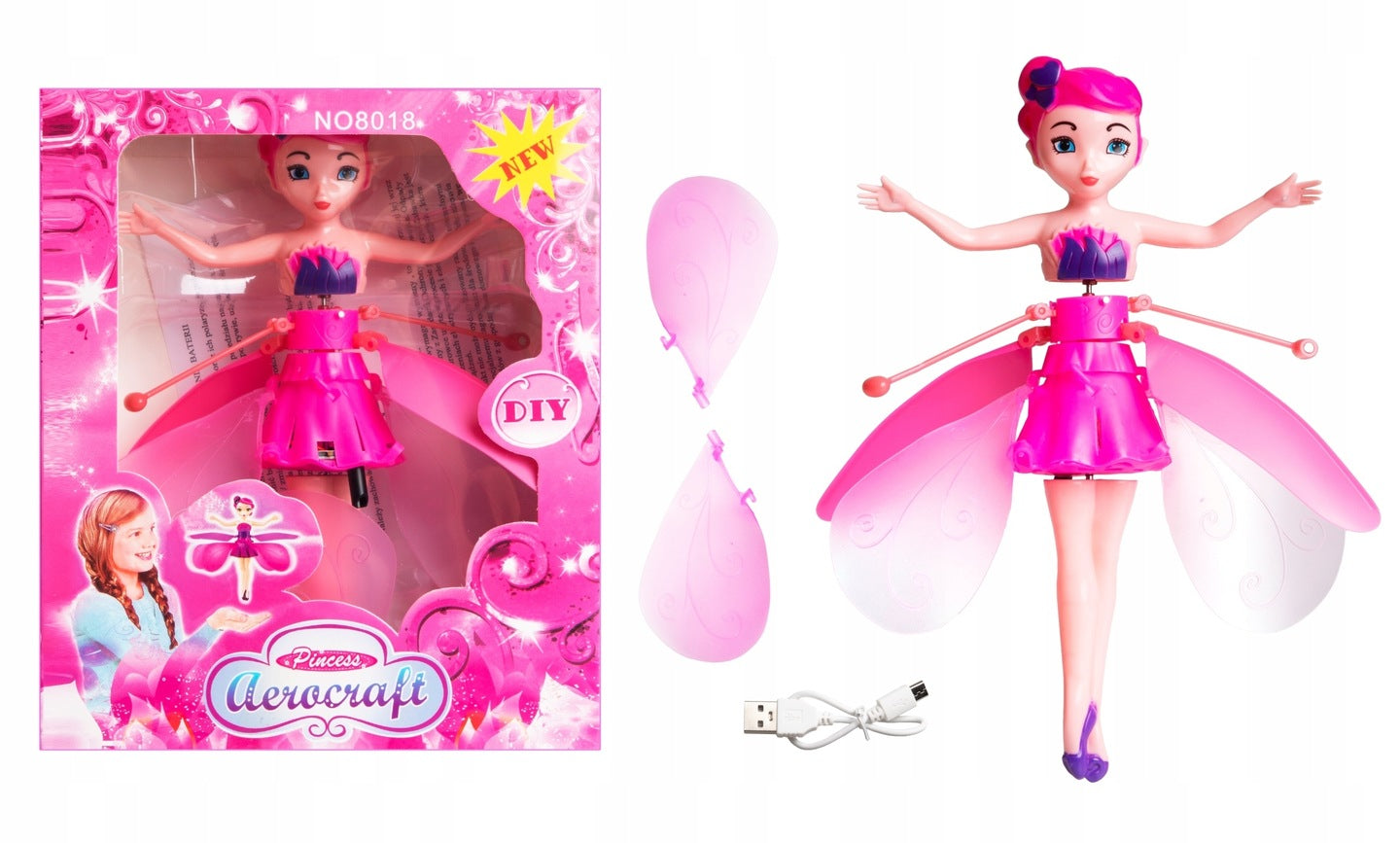 PINK Controlled Flying Lalka Fairy USB LED Light MAGICAL EAN (GTIN) 5905679463000