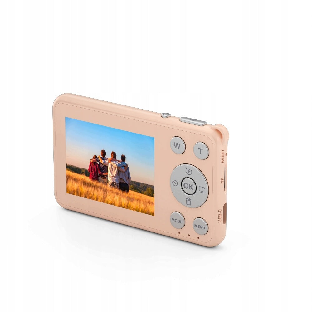PINK DIGITAL CAMERA 20MP 1080P RECORDING WITH 8GB MEMORY CARD Packaging status original