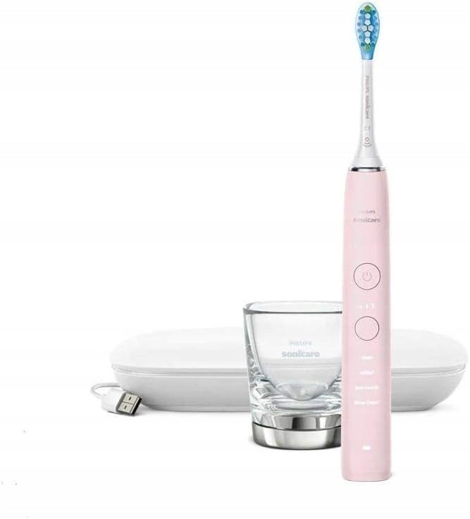 PINK ELECTRIC TOOTHBRUSH PHILIPS SONICARE DIAMOND CLEAN 9000 HX9911