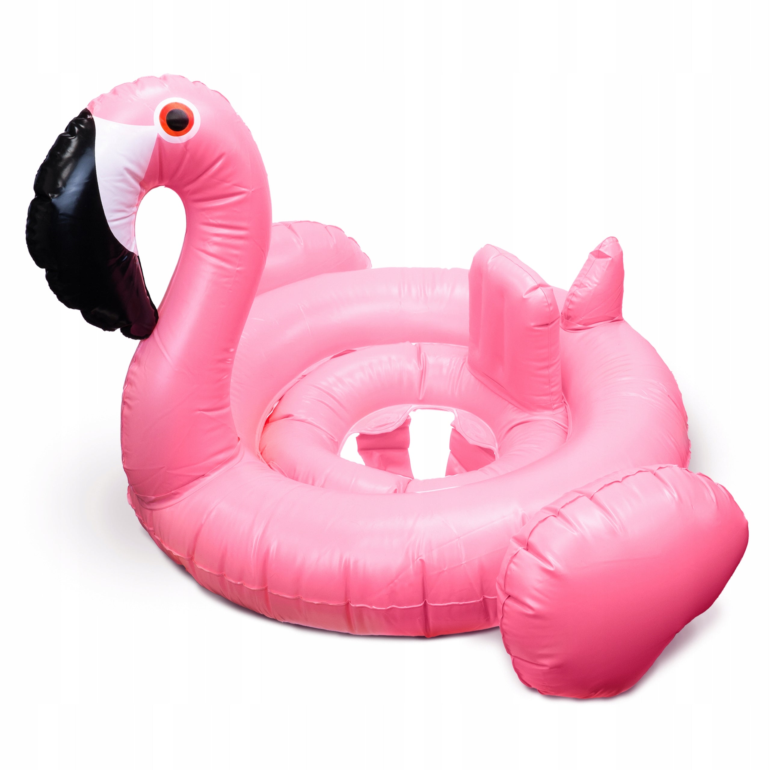 PINK FLAMINGO INFLATABLE SWIMMING WHEEL FOR CHILDREN'S POOL WITH SEAT Packaging status original