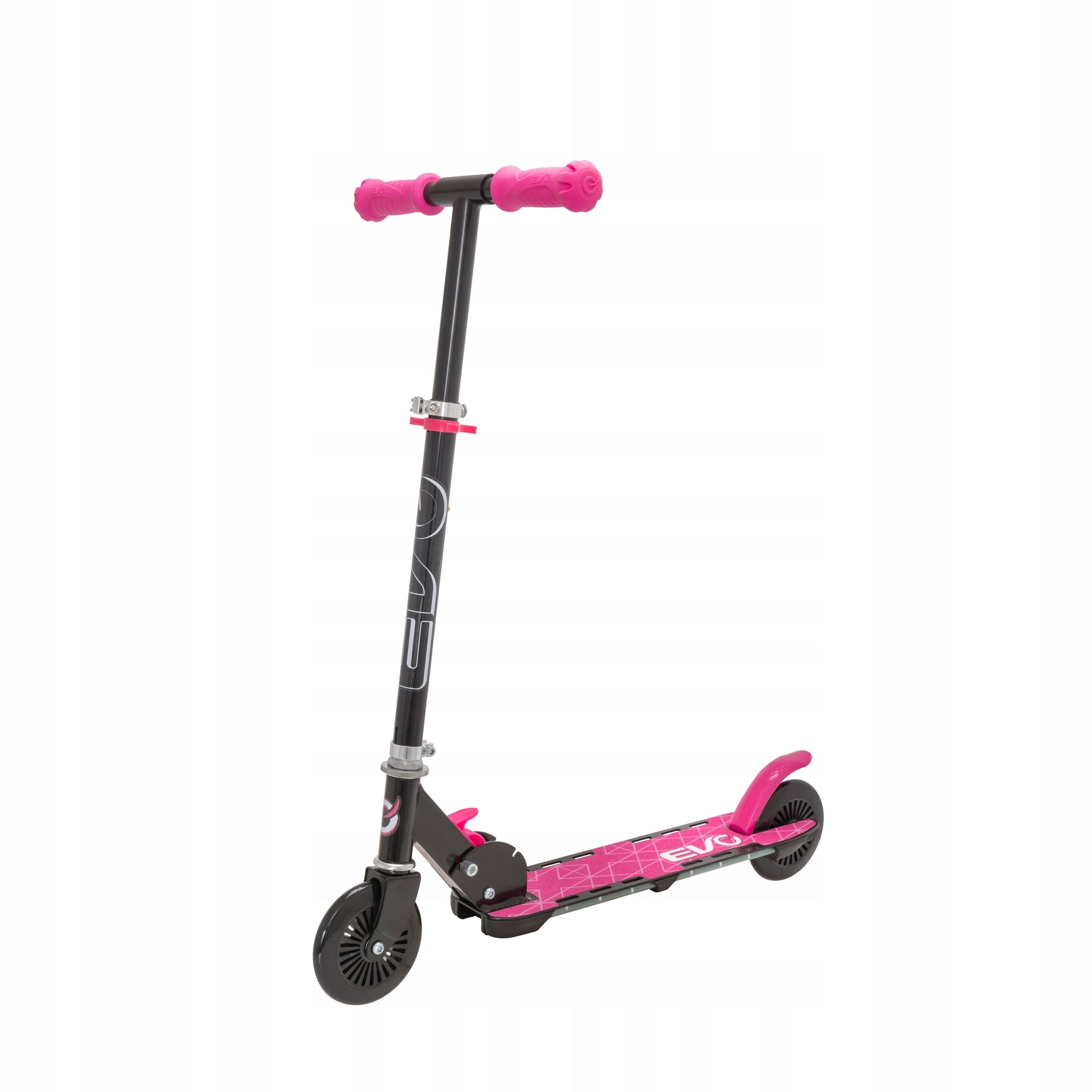 PINK FOLDING SCOOTER FOR CHILDREN GLOWING LED PLATFORM EVO 5+ Brand Evo