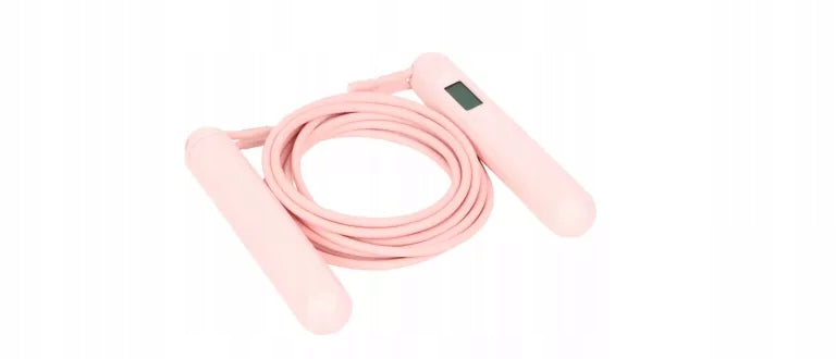 PINK JUMP ROPE WITH ELECTRONIC COUNTER Brand no brand