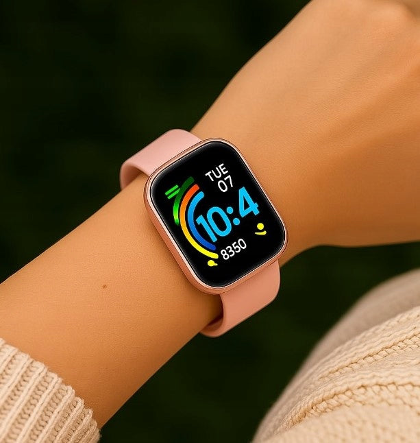 PINK SMARTWATCH WITH BUILT-IN CHARGER - PERFECT FOR TOURING Packaging status original