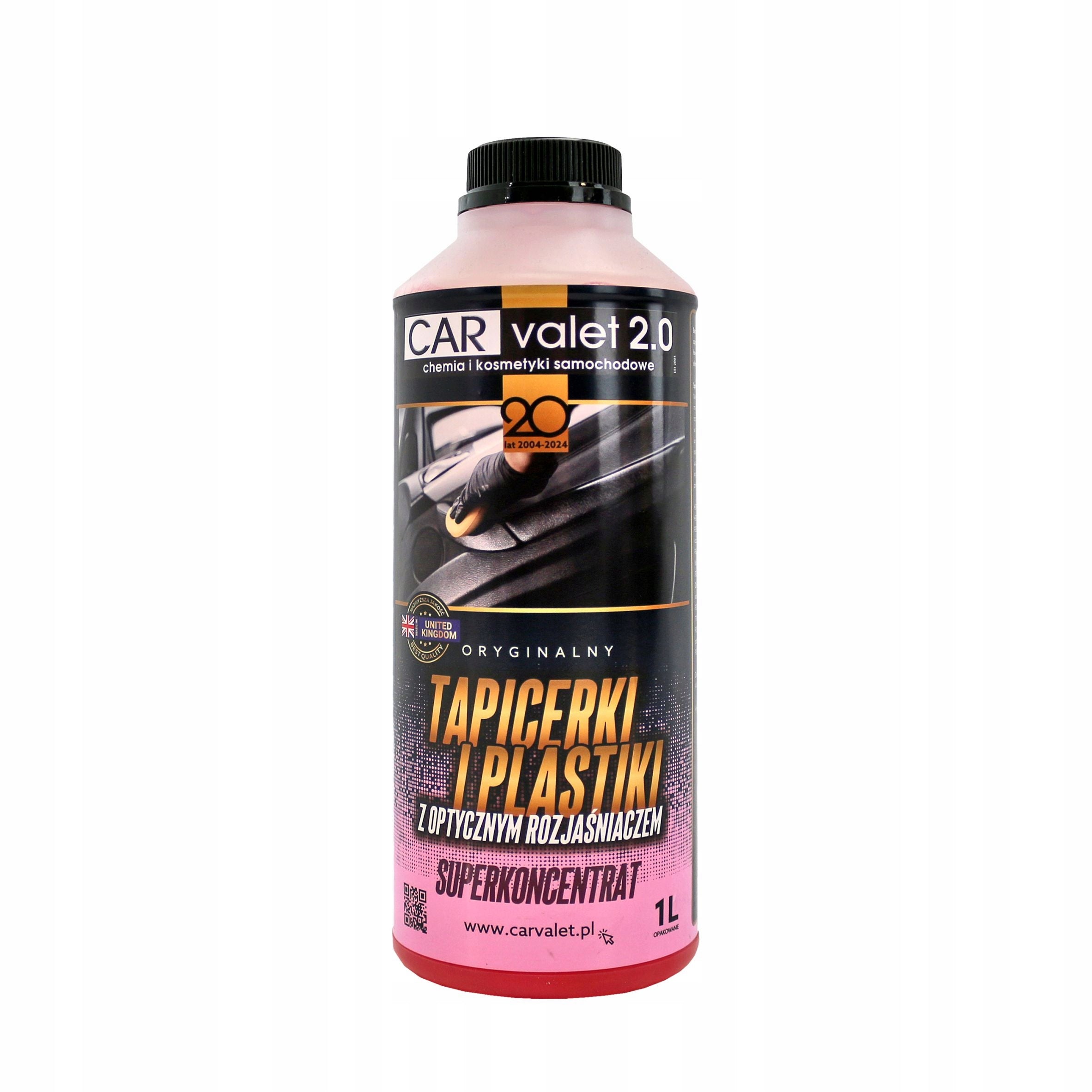 PINK UPHOLSTERY CLEANING LIQUID PLASTIC UPHOLSTERY 1L CARVALET