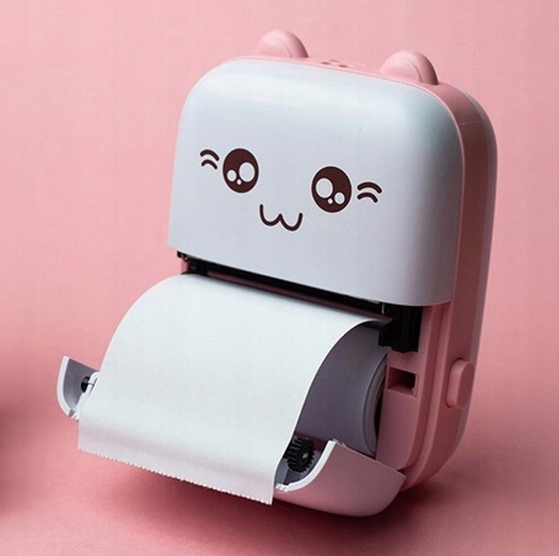 PINK WIRELESS HEADPHONES + SWEET PRINT (THERMAL PRINTER) Packaging status original