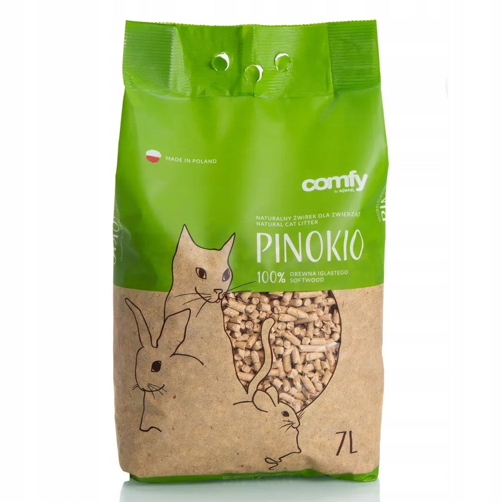 PINOCCHIO UNIVERSAL LITTER WOODEN PELLETS FOR CAT 2x7l Manufacturer code 112161