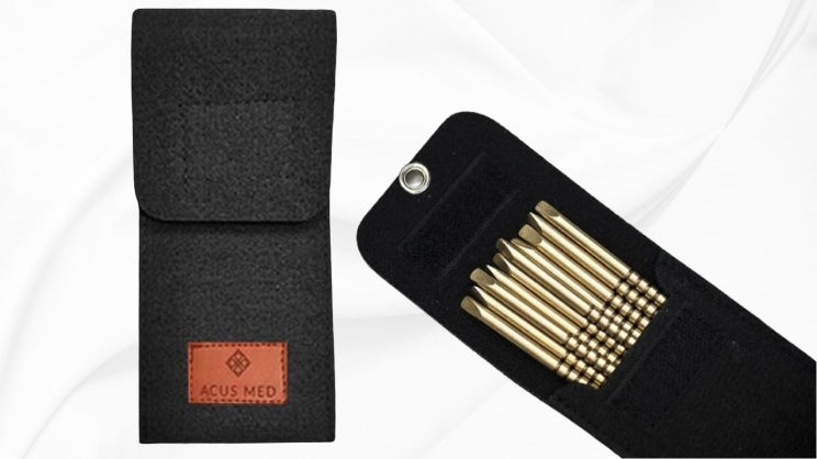 Dėklas masažuokliui Acus Med Pin, juodas
