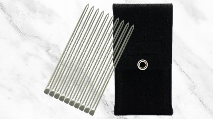 Masažuoklis Acus Med Pin Pro Pinopresura 12 cm, 10 vnt. + dėklas