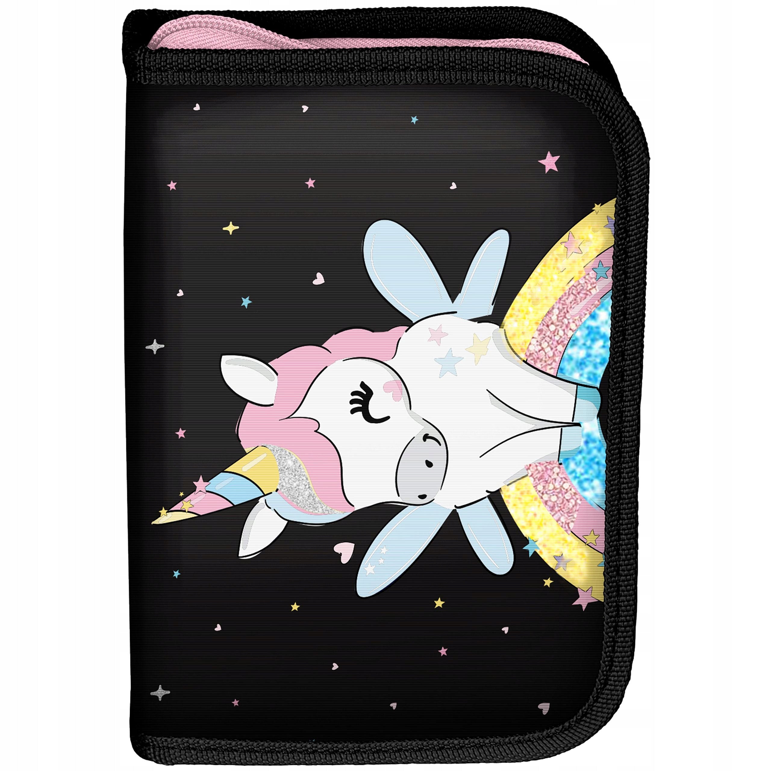 Strafpass Einhorn, schwarz 