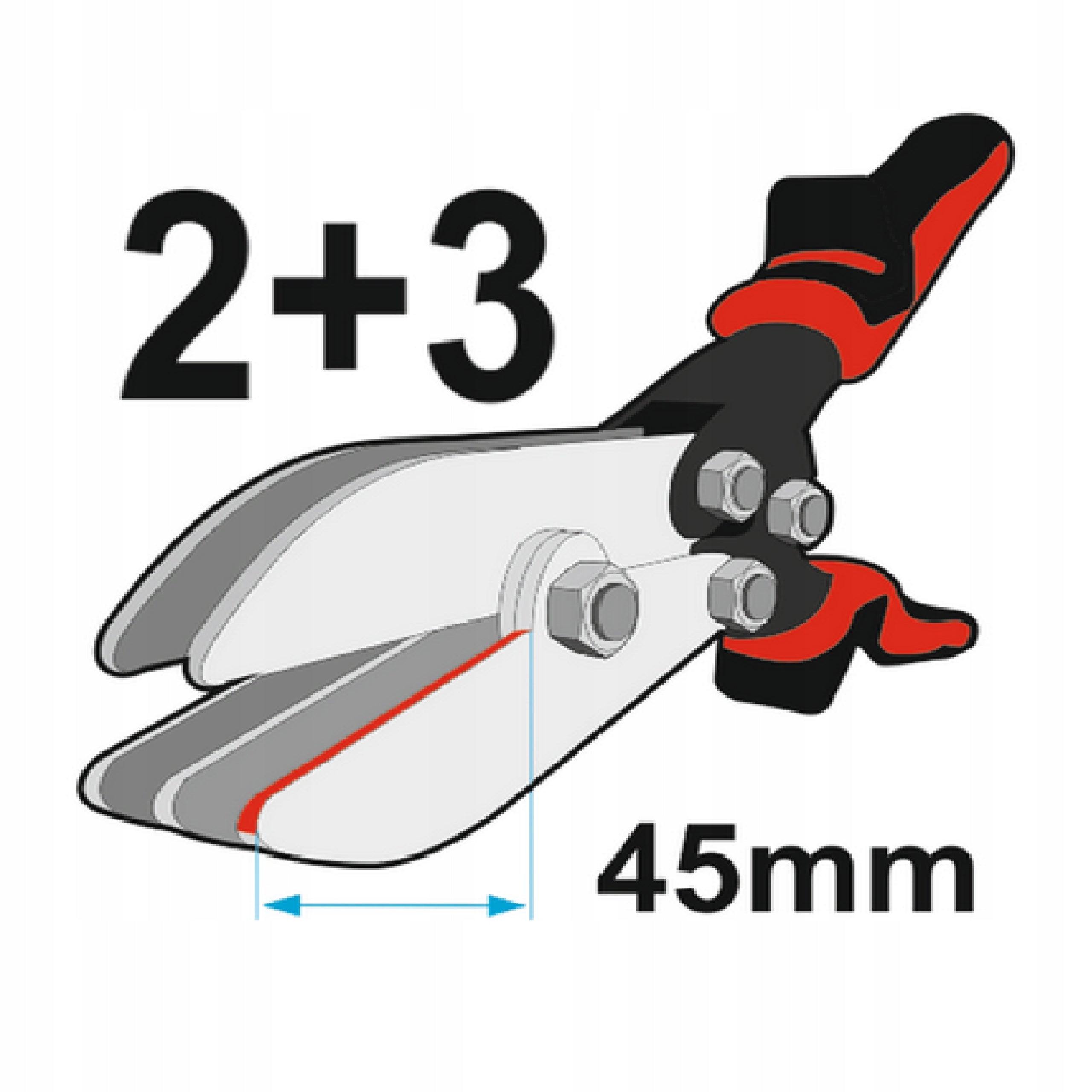 PIPE DIAMETER FLUSHING PLIERS 260MM FOR ROOFING SHEET METAL Packaging status original