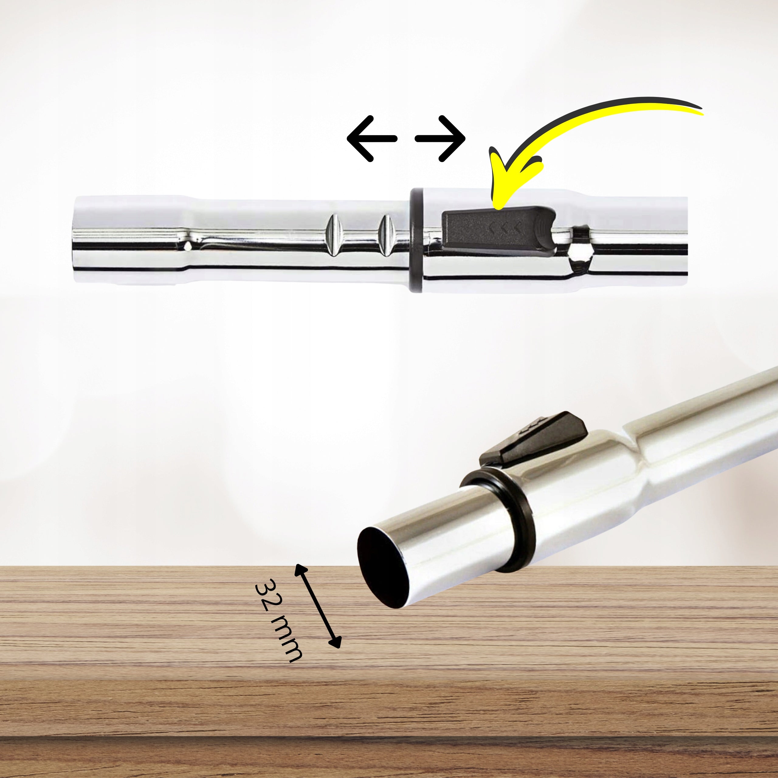 PIPE FOR VACUUM CLEANER ZELMER ALL MODELS / ELECTROLUX EASYGO CLEAN 32mm Packaging status original