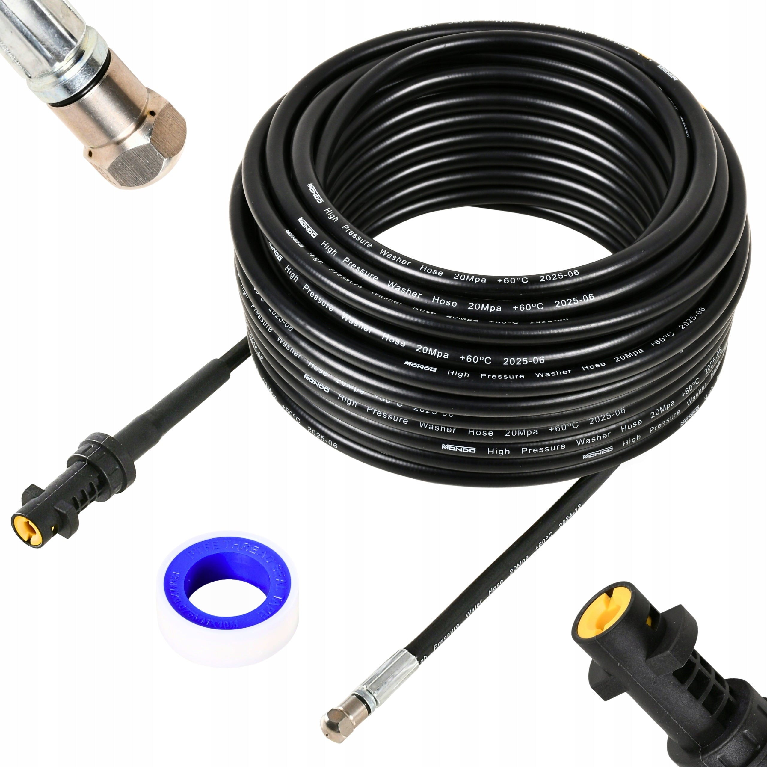 PIPE SEWER CLEANING HOSE 20m FOR KARCHER K2-K7 WASHER